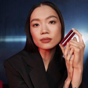 View 7 - Le Rouge Deep Velvet - Intense color lipstick with a 12-hour wear powdery matte finish.​ GIVENCHY - Rouge Initié - P083396