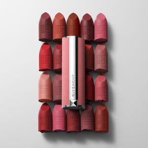 View 5 - LE ROUGE SHEER VELVET - Blurring matte finish with 12-hour wear and comfort.​ GIVENCHY - Nude Fumé - P083864