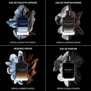 View 4 - Gentleman Givenchy Intense - The freshness of a blue Iris. The strength of generous Cedar wood. GIVENCHY - 60 ML - P011090