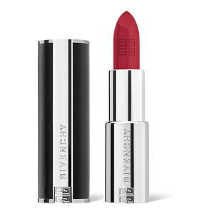 View 1 - LE ROUGE INTERDIT INTENSE SILK - The iconic semi-matte lipstick reinvented in a intense color formula for 12-hour wear & comfort, encapsulated in a refillable leather case. GIVENCHY - Grenat​ Initié​ - P084771