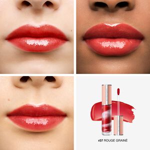 View 4 - ROSE PERFECTO LIQUID LIP BALM - A color and care couture liquid lip balm that provides a 24h hydration and a glossy finish, for plumpled and nourished lips.​ GIVENCHY - Rouge Grainé - P084396