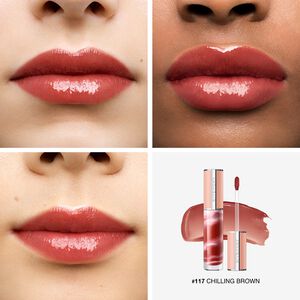 View 4 - ROSE PERFECTO LIQUID LIP BALM - A color and care couture liquid lip balm that provides a 24h hydration and a glossy finish, for plumpled and nourished lips.​ GIVENCHY - Chilling Brown - P084395