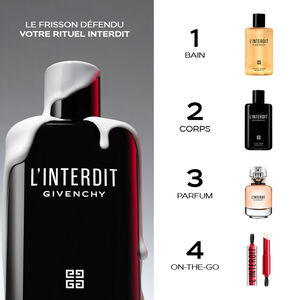 View 7 - L'INTERDIT REFILL - A white flower crossed by a dark woody accord in a new 150ml format to refill your 100ml bottle. GIVENCHY - 150 ML - P169321