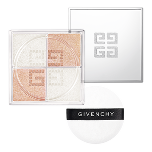 View 1 - PRISME LIBRE HIGHLIGHTER - The perfect combination of an iridescent pink blush and slightly silvery highlighter for a luminous, adjustable finish. GIVENCHY - ORGANZA NACRÉ - P000264