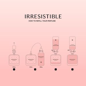 View 7 - IRRESISTIBLE REFILL - An addictive fragrance of luscious rose dancing with radiant blond wood in a new 150ml format to refill your 100ml bottle. GIVENCHY - 150 ML - P000277