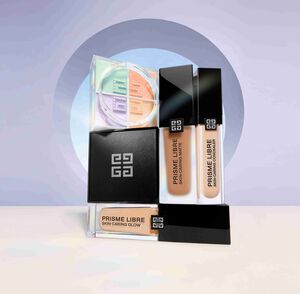 View 6 - PRISME LIBRE SKIN-CARING MATTE FOUNDATION - Luminous matte finish care foundation, 24-hour wear. GIVENCHY - Ivory - P090401