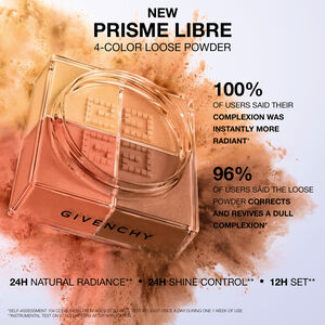 View 5 - PRISME LIBRE 4-COLOR LOOSE POWDER - New ultra-fine illuminating setting powder with 24-hour luminous finish, 12-hour set and all-day shine control GIVENCHY - ORGANZA AMBRÉ - P090330