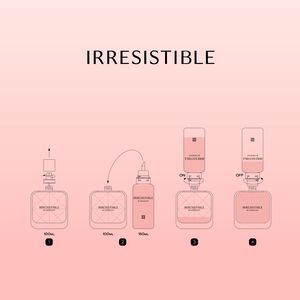 View 7 - IRRESISTIBLE REFILLABLE - An addictive fragrance of luscious rose dancing with radiant blond wood  in a refillable 100ml bottle. GIVENCHY - 100 ML - P000276