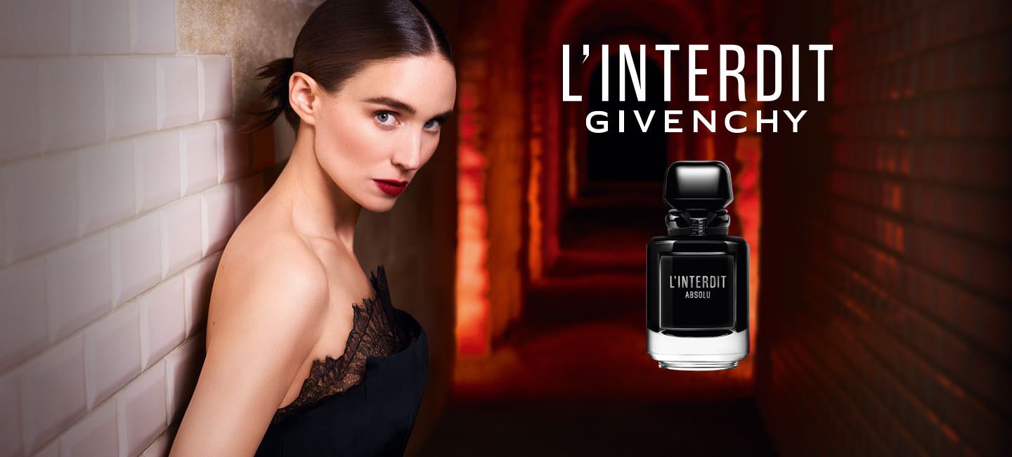 Nuevo L'Interdit Absolu Eau de Parfum Intense y Rooney Mara